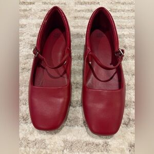 Wild Fable Red Mary Jane Flats